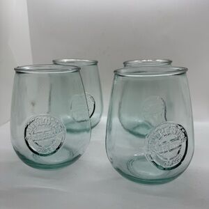 Vidrios San Miguel Stemless Recycled 5” wine glasses Set of 4